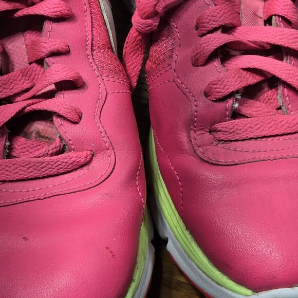 2014 NIike Dual Fusion Women Size 7 Y2K Style Pink Leather Low Shoes 631764-617 - Picture 8 of 13